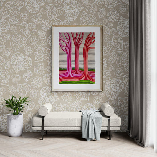 Mother and Wayward Daughters Framed & Mounted Print