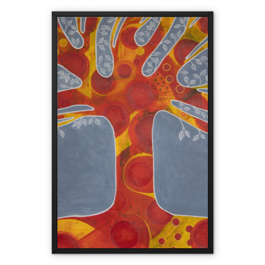 The History Tree Framed Canvas
