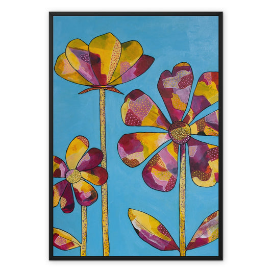 When the teen grows bigger Framed Canvas