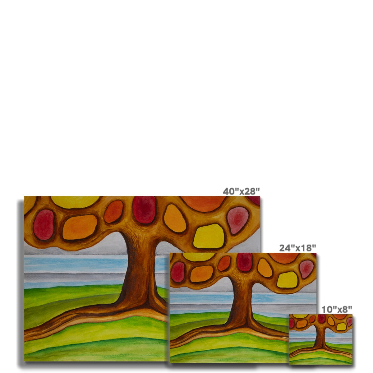 Winter in a New Home Canvas