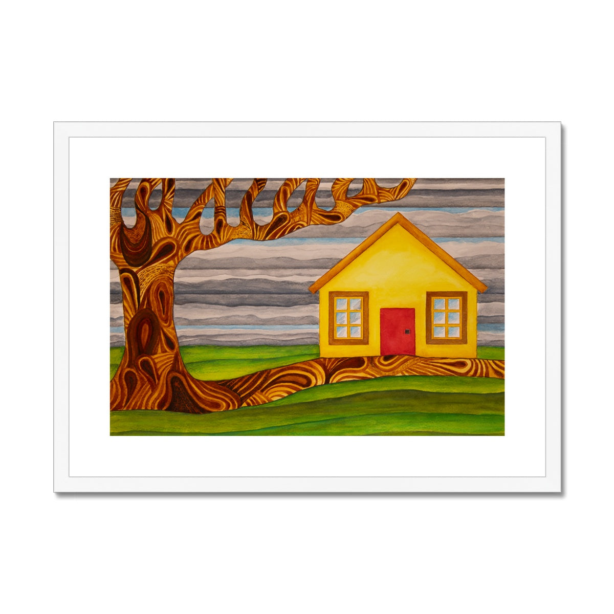 The House on the Hill Framed & Mounted Print