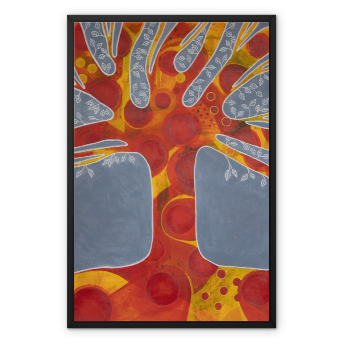 The History Tree Framed Canvas