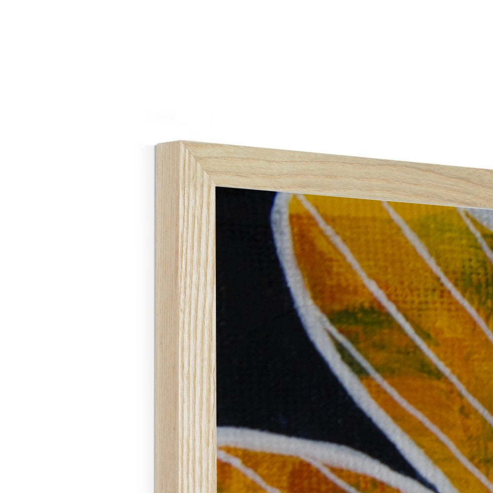 Getting in Close Framed Print