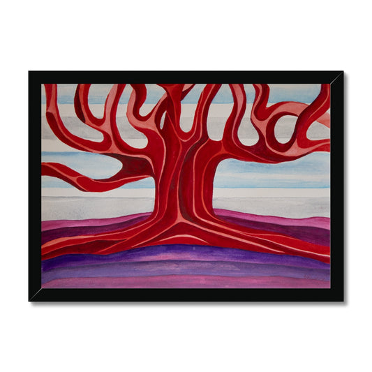 The Colourful Family Tree Framed Print