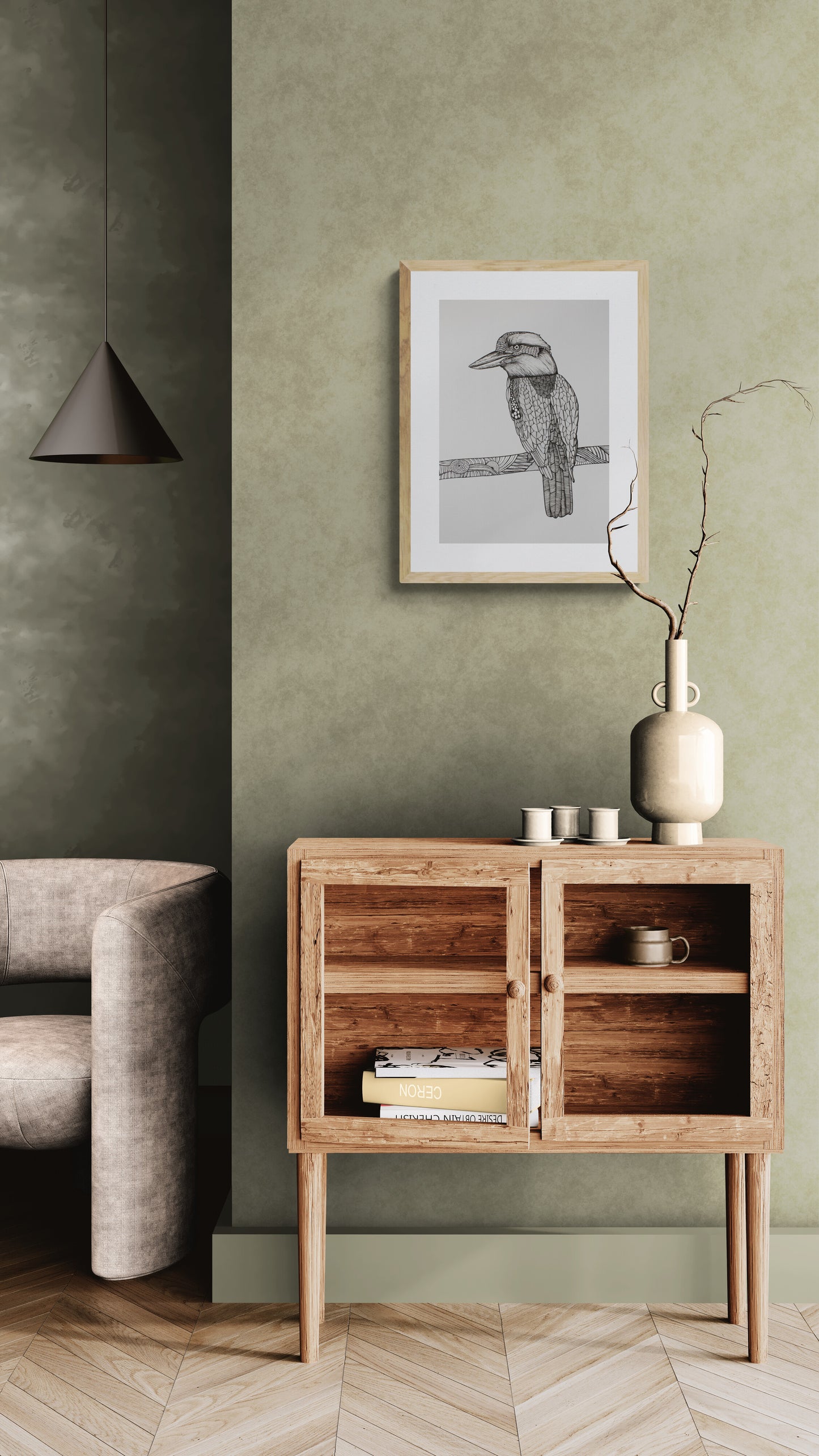 Lovely Kookaburra Print